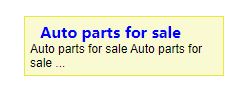 Sponsored Ads Example 1